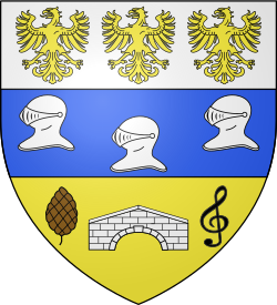 Blason ville fr Moncé-en-Belin (Sarthe)